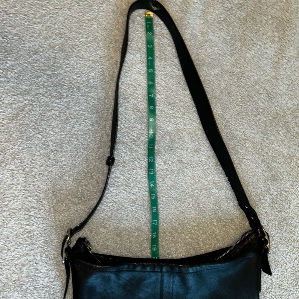 Coach Vintage Black Leather Satchel Bag - Picture 4 of 6